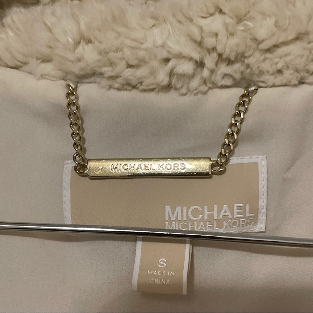 Michael Kors Sherpa Jacket Women Size S - Picture 4 of 15